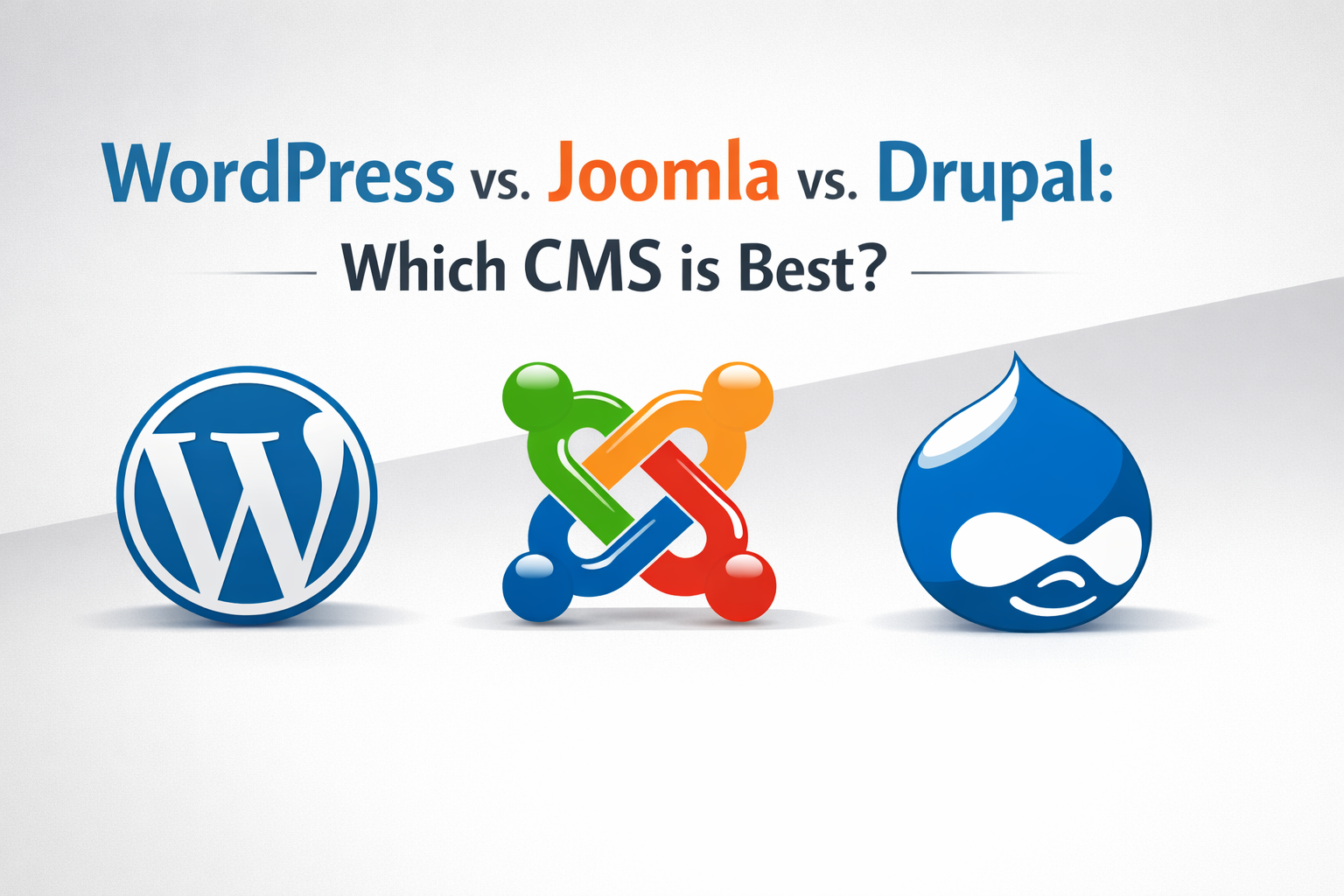 WordPress vs. Joomla vs. Drupal: Which CMS is Best?
