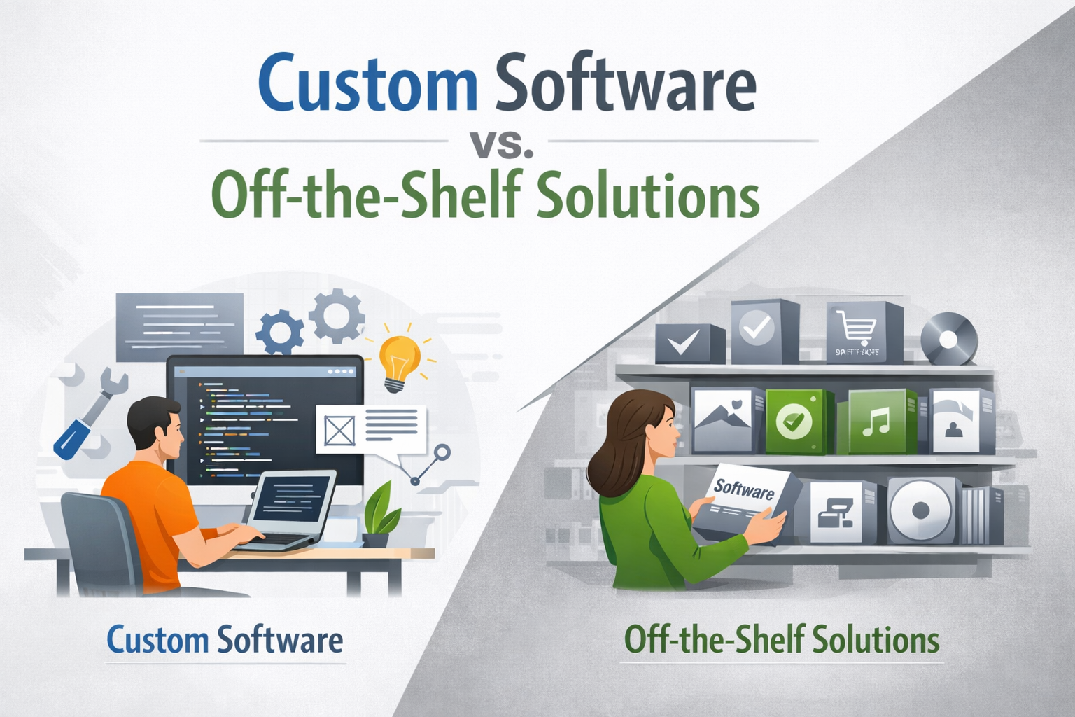 Custom Software vs. Off-the-Shelf Solutions