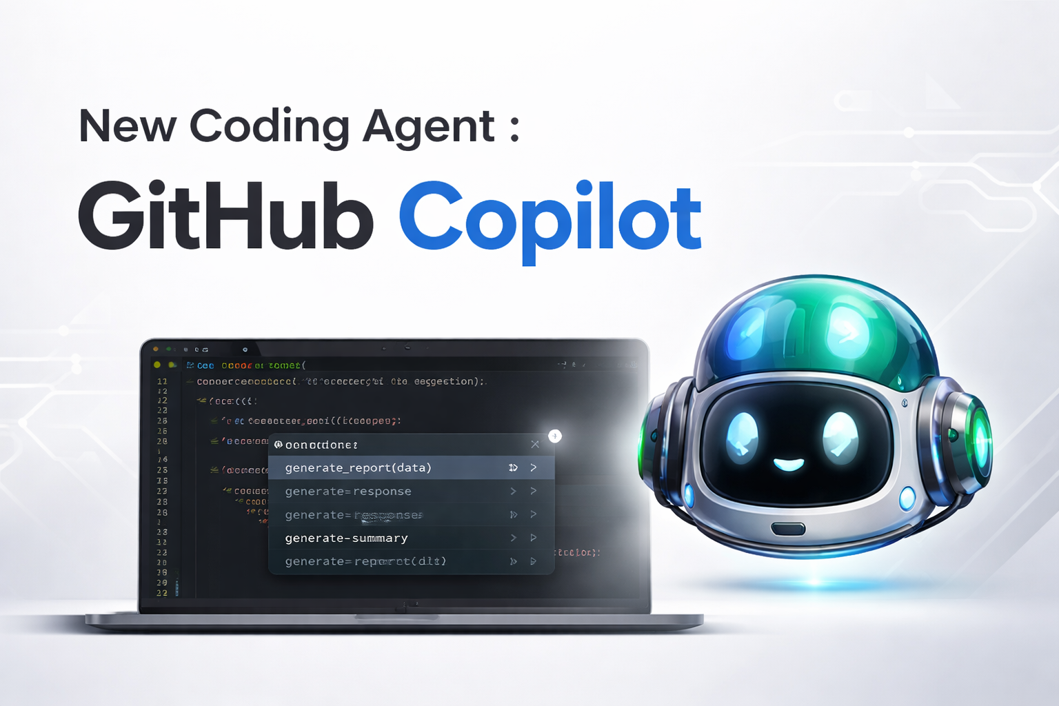 New Coding agent : Github Copilot