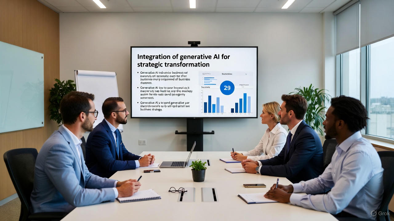 Integration of generative AI for strategic transformation