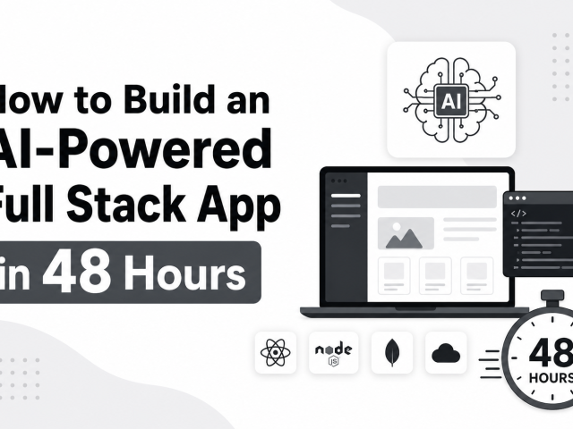 How to Build an AI-Powered Full Stack App in 48 Hours