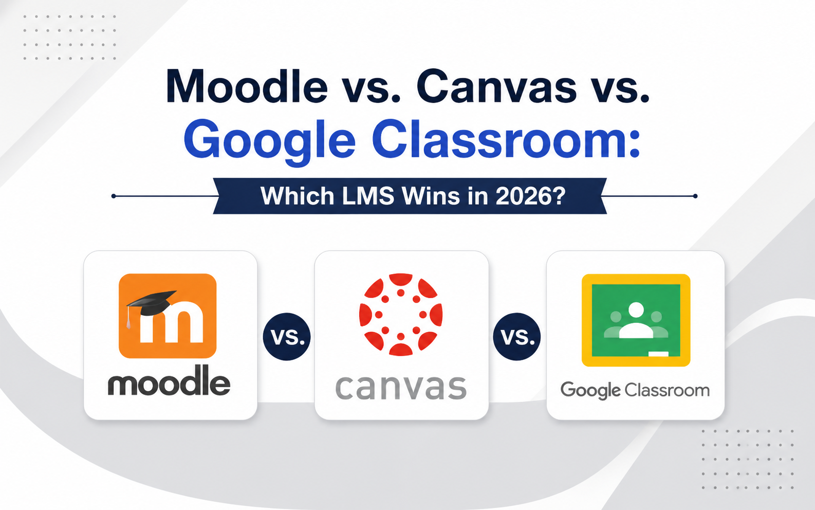 Moodle vs. Canvas vs. Google Classroom: Which LMS Wins in 2026?