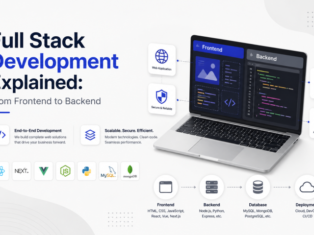 Full Stack Development Explained: From Frontend to Backend