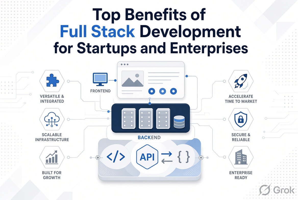 Top Benefits of Full Stack Development for Startups and Enterprises